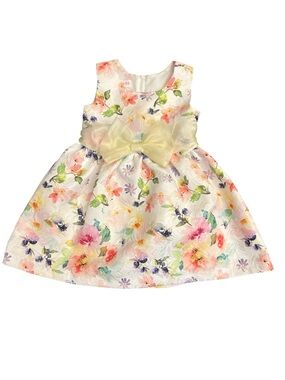 Bonnie Baby printed floral party dress